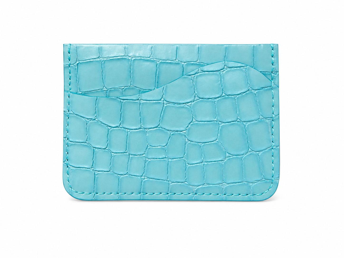 Savanah – Porte-cartes en cuir embossé.